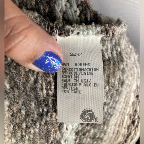 Woolrich Fair Isle Zip Cardigan-Size Large - Picture 4 of 5